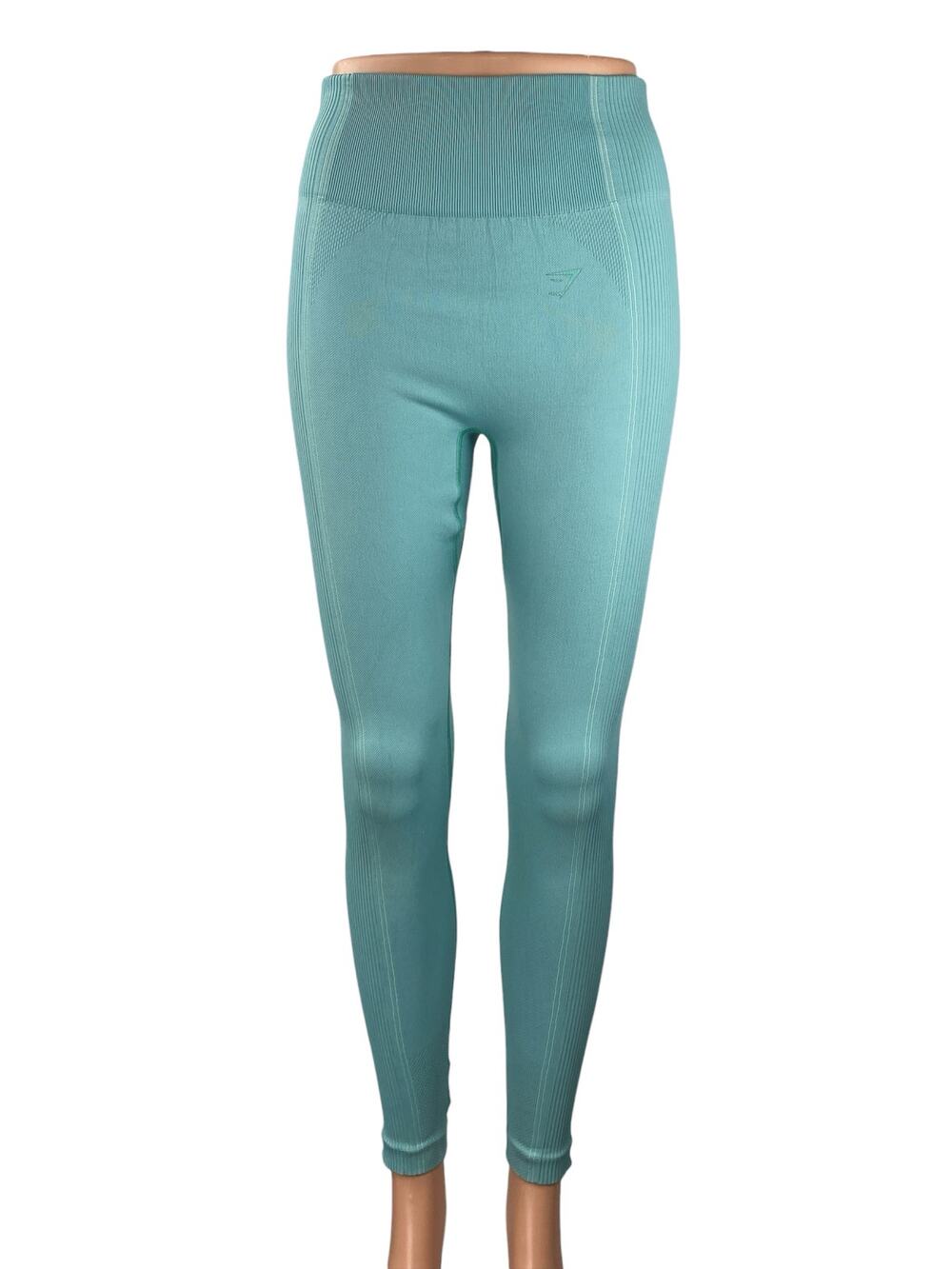Gymshark Energy Seamless Blue Skinny Yoga Athletic Activewear Leggings Pants S